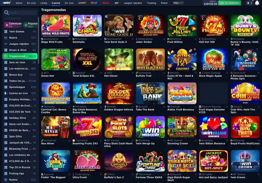 Juegos populares en casino 1win 1Win Juegos